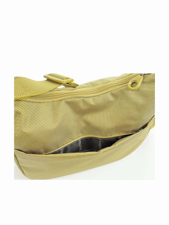 Fabric Women's Shoulder Bag Yellow