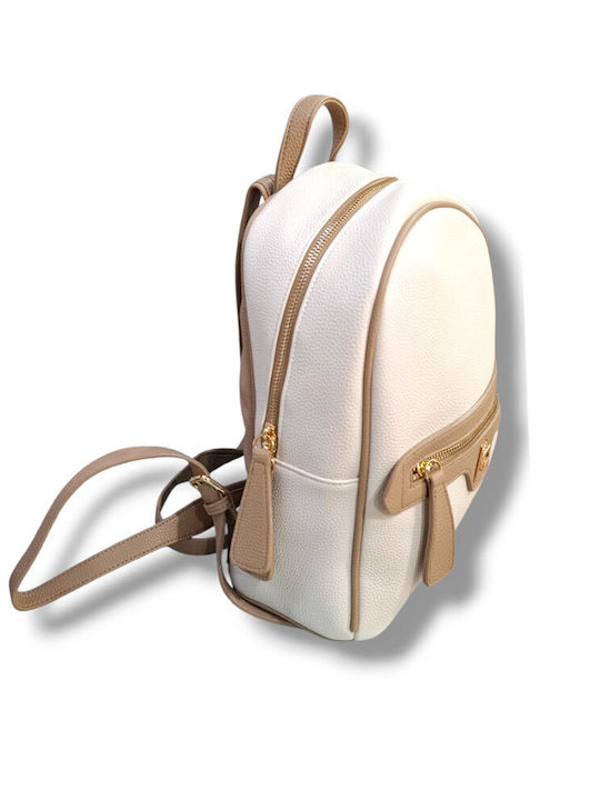 Damentasche Rucksack Creme