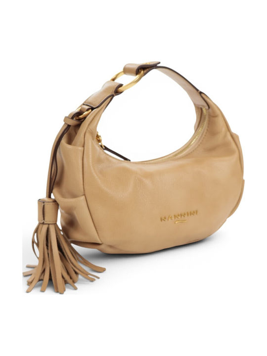 Leather Women's Shoulder Bag Brown