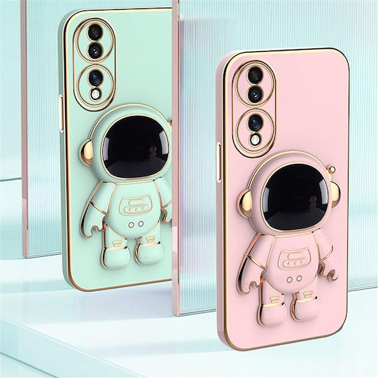 Husă Telefon 2în1 Flippy Compatibil Huawei P50 Pro Husă TPU Inclusă Stand Tip Astronaut Protecție Cameră Verde
