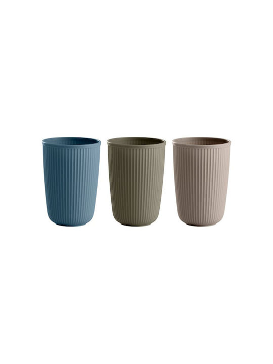 Day & Night Set Brillen Kaffee/Freddo Wasser aus Kunststoff in Braun Farbe 300ml 4 Stück