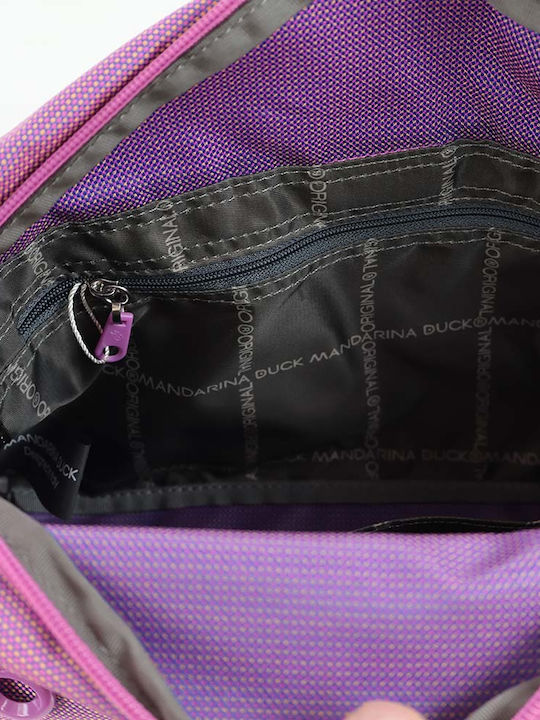 Fabric Women's Shoulder Bag Purple