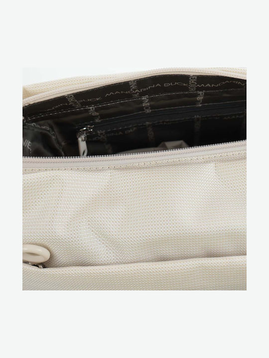 Fabric Women's Shoulder Bag White