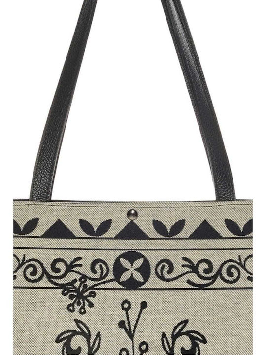 Women's Shopper Shoulder Bag Beige