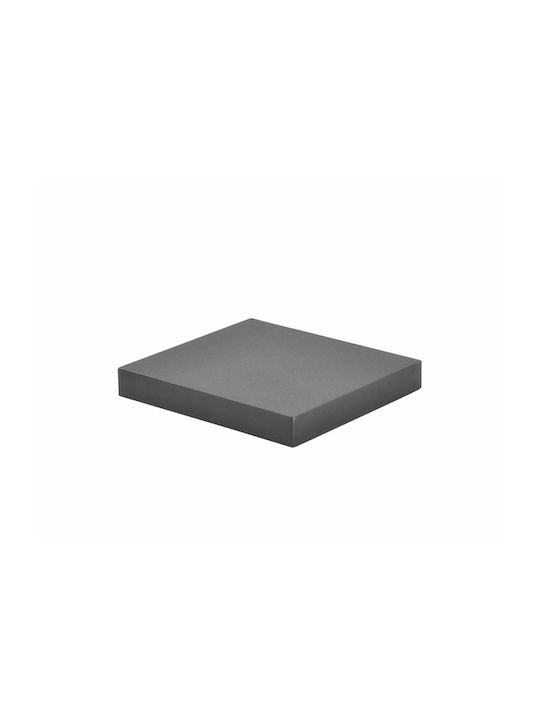 Ράφι Τοίχου με LED Antracite Grey 25x22.8x3.4εκ.