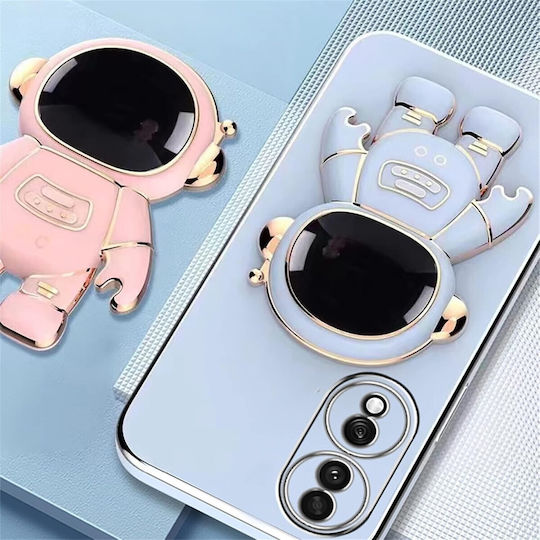 Husă Telefon 2în1 Flippy Compatibil Huawei P60 Pro Husă TPU Inclusă Stand Tip Astronaut Protecție Cameră Verde