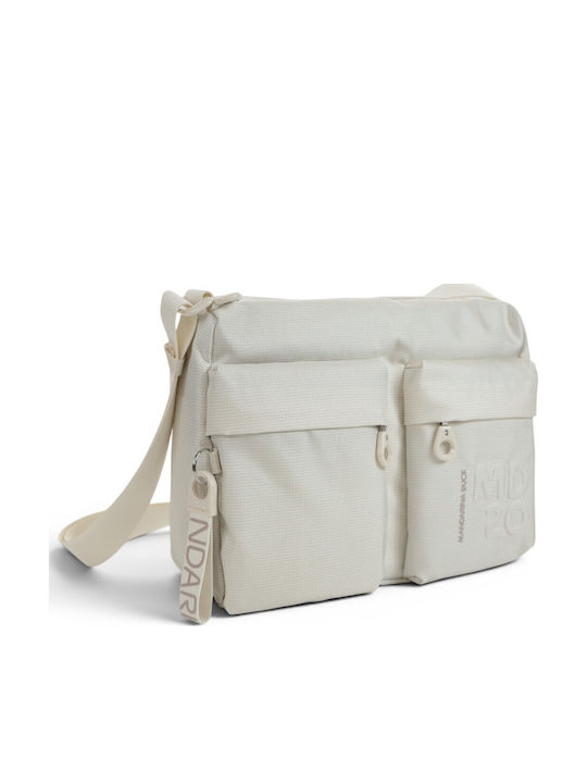 Fabric Women's Shoulder Bag White