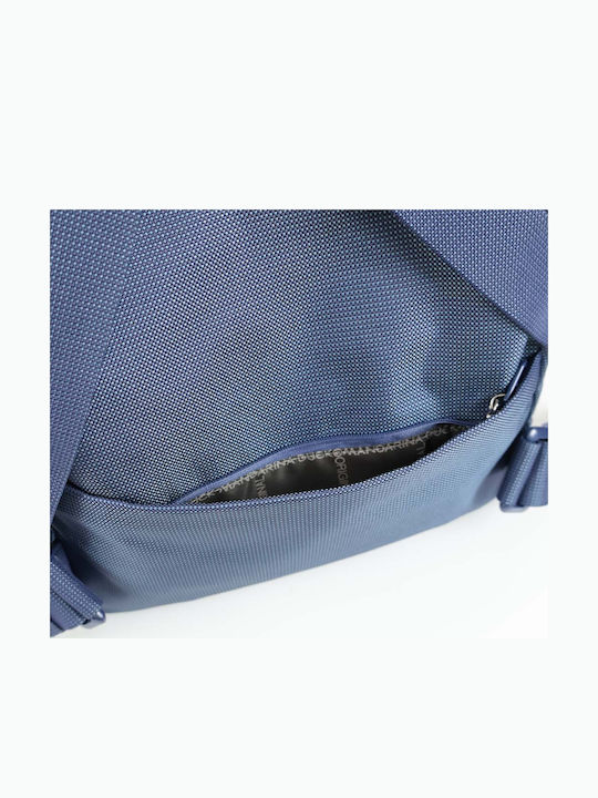 Geantă De Damă Din Material Textil Albastră Tip Rucsac