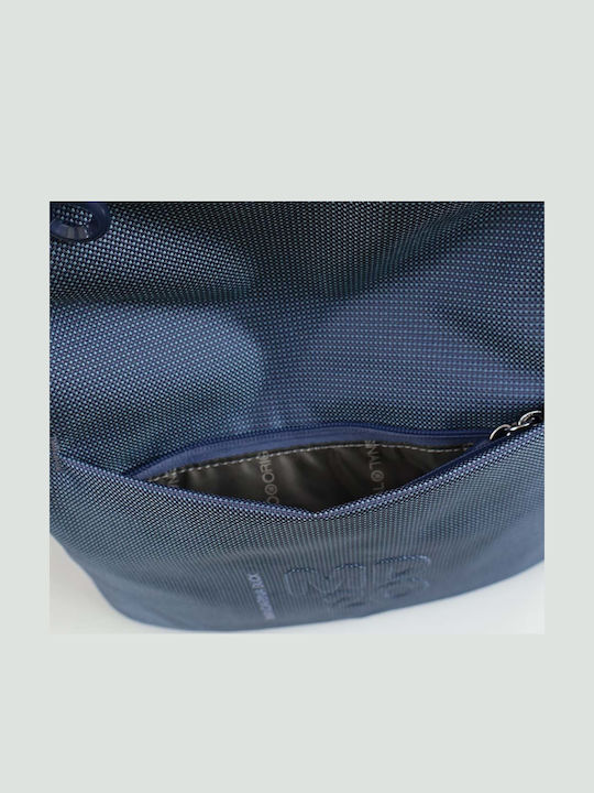 Geantă De Damă Din Material Textil Albastră Tip Rucsac