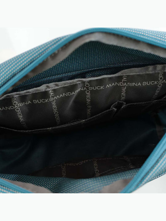 Fabric Women's Shoulder Bag Blue
