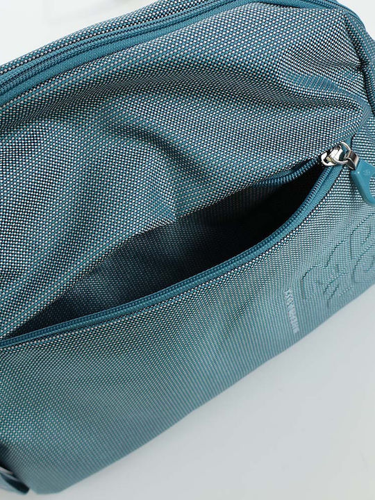 Fabric Women's Shoulder Bag Blue