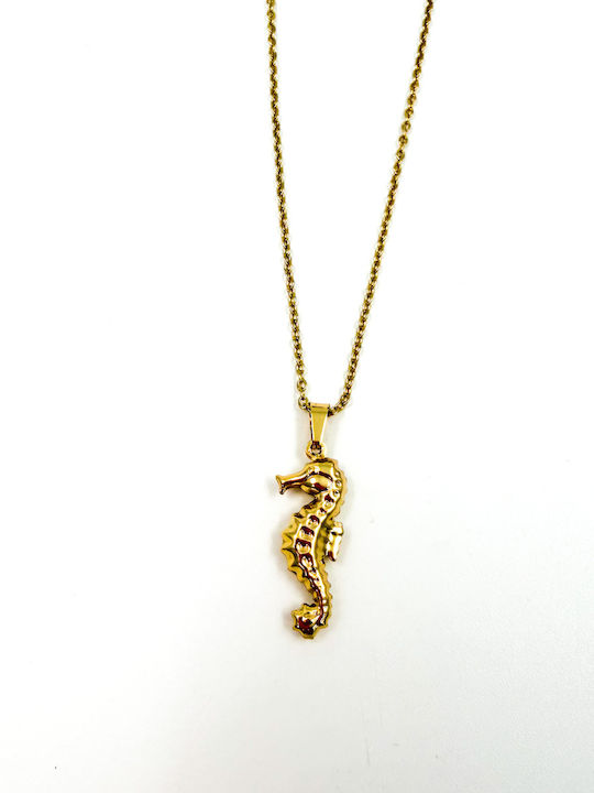 Irene Vilou Necklace From Gold Plated Steel