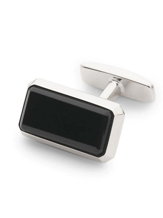 Boss Cufflinks Made of Steel in Black Colour