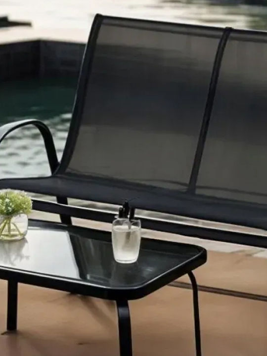 Best Outdoor Living Room Set 4 Pieces Black