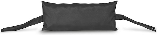 AIO Factory Pernă Swing Cushion De Grădină Rotundă Neagră Waterproof 90x110cm