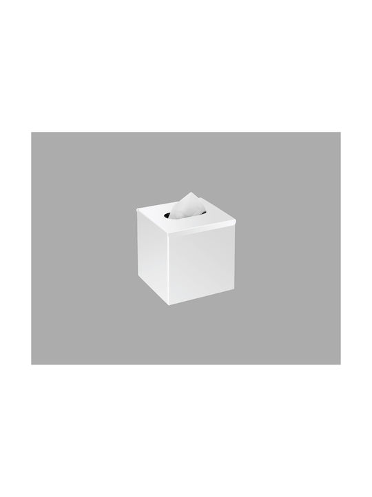 Sanco Cutie Pentru Șervețele Montată Pe Perete Argintie 00106-A90