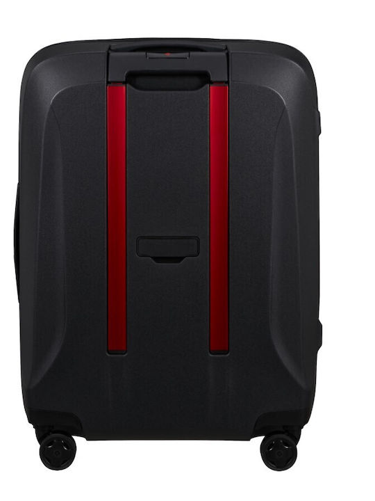 Samsonite Essens Βαλίτσα Ταξιδίου Καμπίνας Σκληρή Μαύρο/κόκκινο