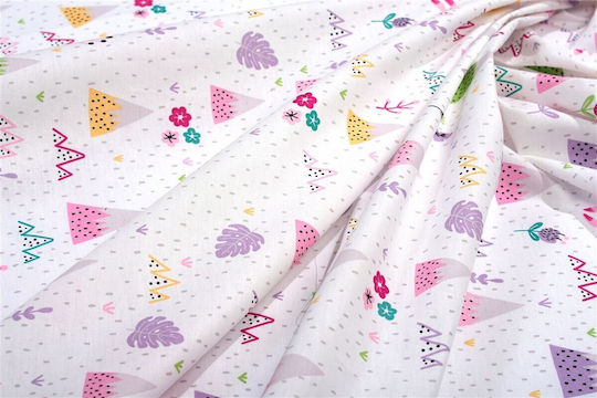 Dimcol Set Single Whimsical Mountainside 587 White-pastel Lilac 160x240cm Dimcol Set Single Whimsical Mountainside 587 White-pastel Lilac 160x240cm