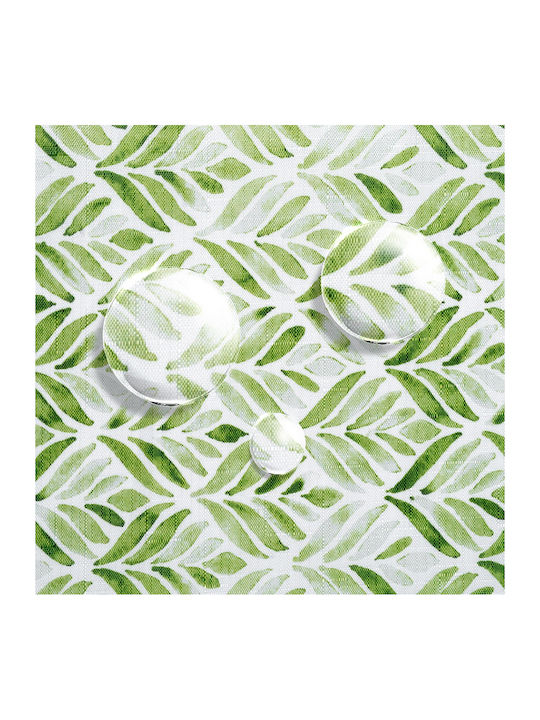 Excellent Houseware Stain Resistant Green Tablecloth 130x180cm