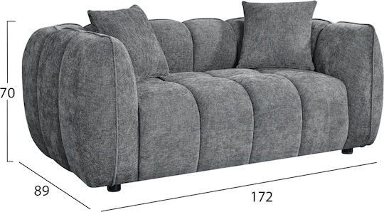 Lykke Двуместен Текстилен 172x89x70см
