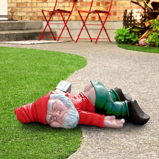 Decorațiune Pentru Grădină Flippy Pitic De Grădină Beat Model Amuzant Statuie De Grădină Decor De Grădină Pitic Beat 18 Cm Roșu
