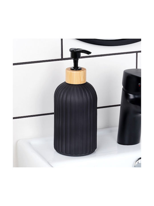 Vilde Dozator De Bucătărie Din Sticlă Negru 400ml