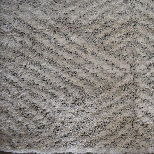 Shaggy Geometric 200x300cm L.grey/cream