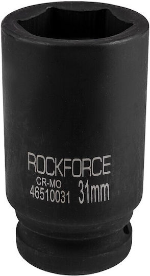 Rockforce Καρυδάκι Αέρος Μακρύ με Καρέ Υποδοχής 3/4" Διάμετρος 31 / 3/4"