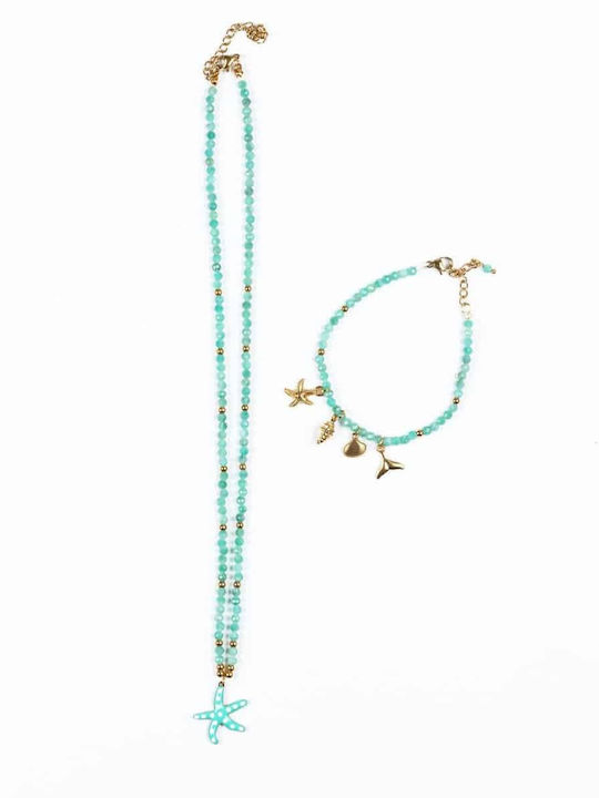 Cuoro Damen Armband aus Stahl Vergoldet