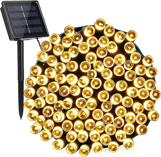 Alista Home Lustră Solară Ghirlandă cu Lumină Alb Caldă