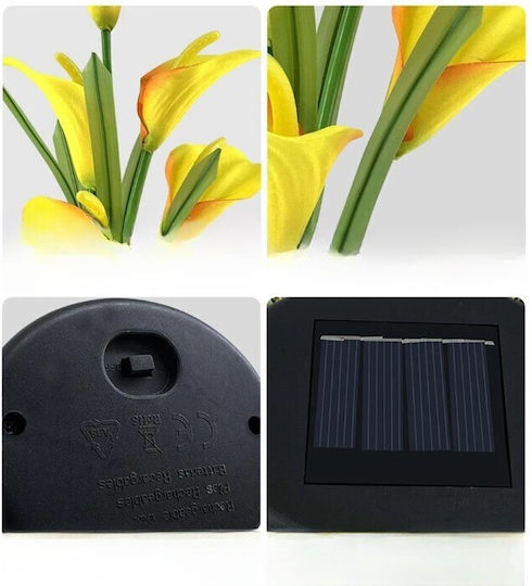 Alista Home Lampă Solară 4W Roșie cu Fotocelulă