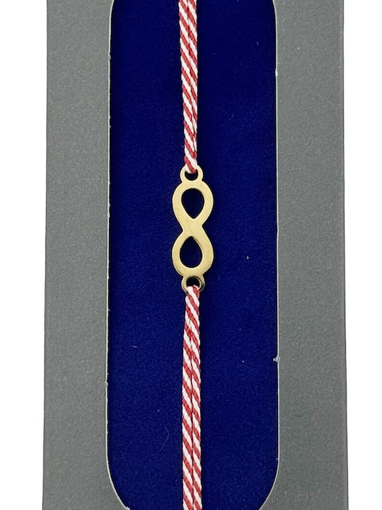 Alista Home Women's Martaki Bracelet with Infinity Design Made of Cord