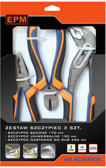 EPM Zangensatz Schräge Länge 160mm 3Stück