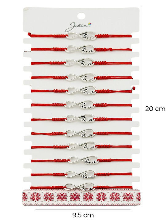 Alista Home Set Bratari Martisor Pentru Femei Cu Design Simbol Infinit Din Oțel 20cm