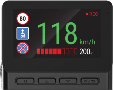 Navitel RS990 Σετ Κάμερα DVR Αυτοκινήτου 4K με Οθόνη 3" Wi-Fi, GPS & Κάμερα Οπισθοπορείας