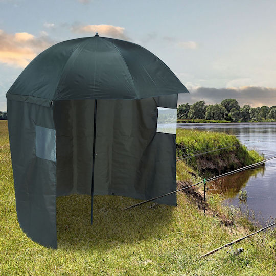 Umbrelă Rotundă Din Aluminiu Verde Φ2.16xÎ1.75m