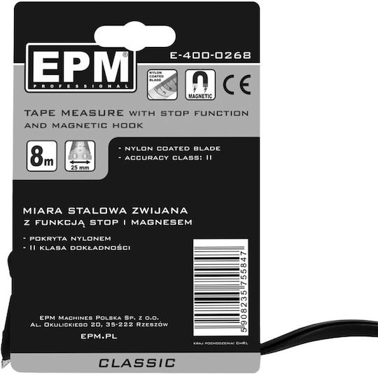 EPM Banda de măsurat 16mm x 3m