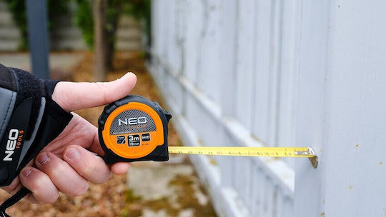 Neo Tools Banda de măsurat cu magnet 19mm x 3m