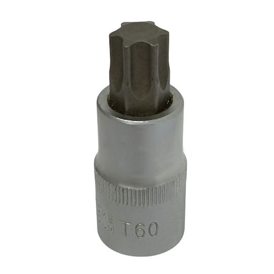 Битов ключ с Torx връх и Квадратно Гнездо 1/2'' Размер T60x55мм 1бр