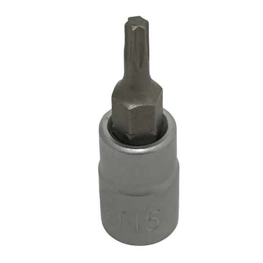 Битов ключ с Torx връх и Квадратно Гнездо 1/4'' Размер T15 1бр