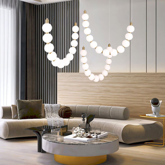 Eurolamp Trea LED Κρεμαστό Φωτιστικό Μπρούτζινο 90x189εκ. Eurolamp Trea LED Κρεμαστό Φωτιστικό Μπρούτζινο 90x189εκ.