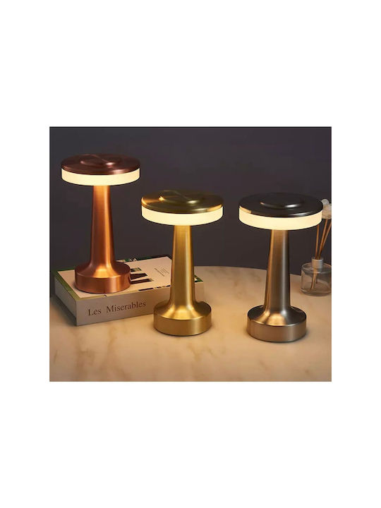 Moderne LED Tischlampe Mit Metallischem Kupferkörper 6 Mod