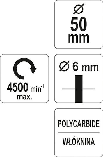 Yato YT-47800 Perie de sârmă pentru scule 50mm
