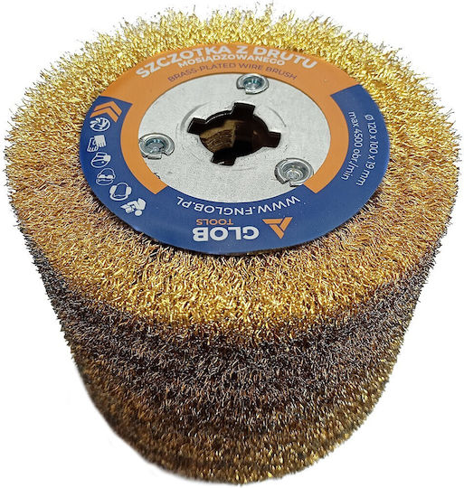 Wire Brush Aging Wood Glob Tools Made Brass Wire 120x100x19mm