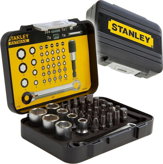 Stanley Set Ratchet 1\4" 39pcs