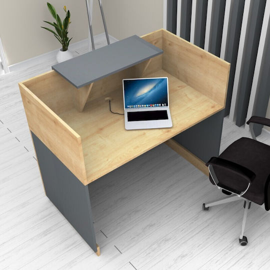 Megapap Lemmon Büroempfang mit Abmessungen L120xB70xH110cm
