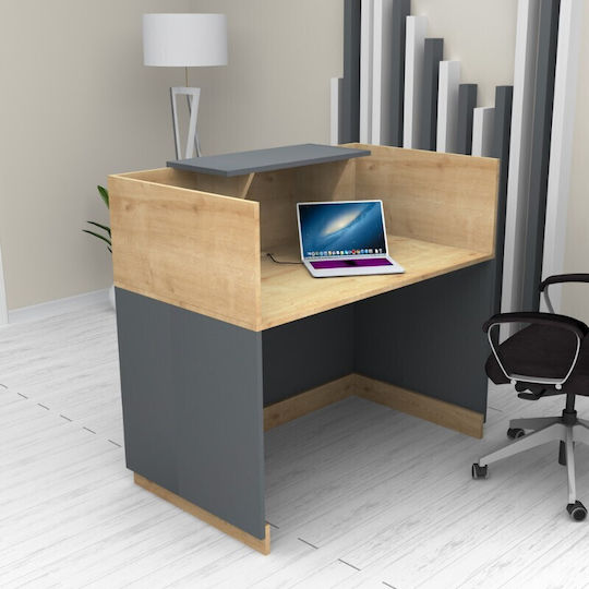 Megapap Lemmon Büroempfang mit Abmessungen L120xB70xH110cm
