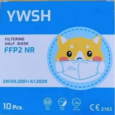 Alista Home Mască De Protecție FFP2 Pentru Copii Albă 102959 20 Bucăți