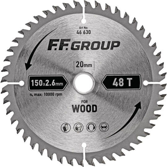 FFG Schneidscheibe Holz mit 48 Zähnen 150mm