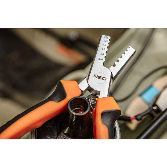 Neo Tools Πρέσα Ακροδεκτών Διατομής 0.25 - 2.5mm² (Μήκος 170mm)